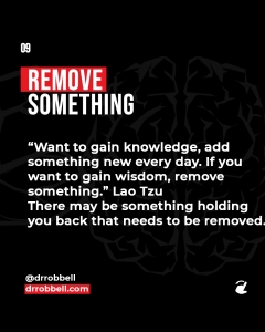 remove something